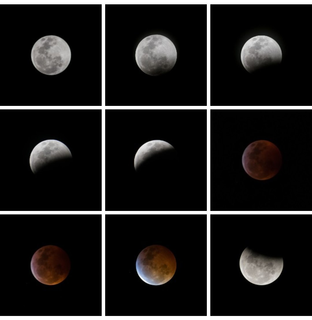 LAS MEJORES FOTOS DEL ECLIPSE LUNAR